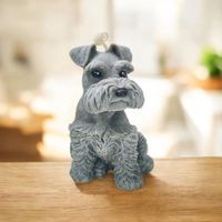 Vela Aromática perrito Schnauzer de Cera de Soja