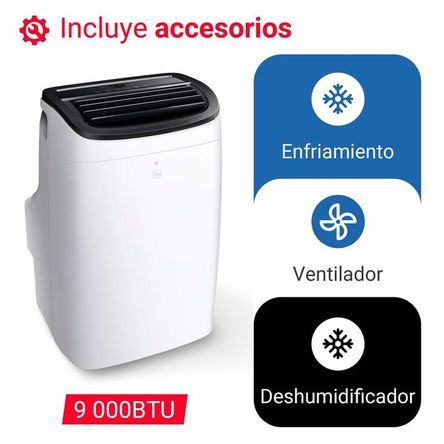 AIRE ACONDICIONADO PORTATIL 9K BTU RHEEM - 3 AÑOS DE GARANTÍA AIRE ACONDICIONADO PORTATIL 9K BTU RHEEM - 3 AÑOS DE GARANTÍA