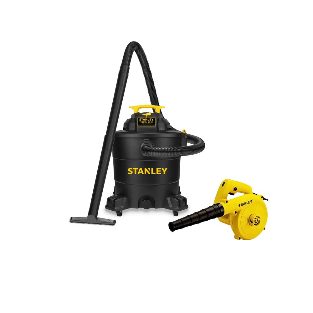 Combo Aspiradora de polvo y liquido 23L 1100W Soplador de polvo 600W STANLEY