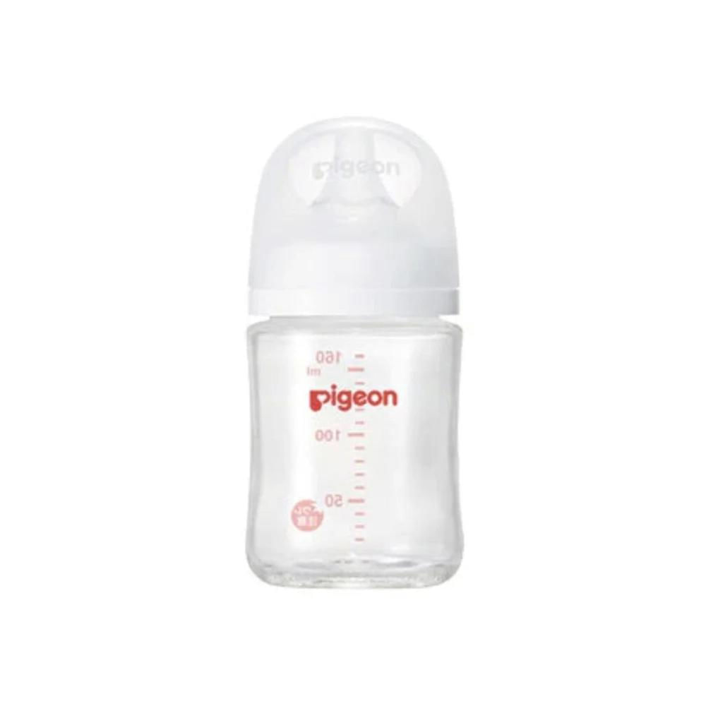 BIBERON PIGEON DE POLIPROPILENO SOFTOUCH PERISTALTICO PLUS BOCA ANCHA 160ML - 5OZ. BLANCO
