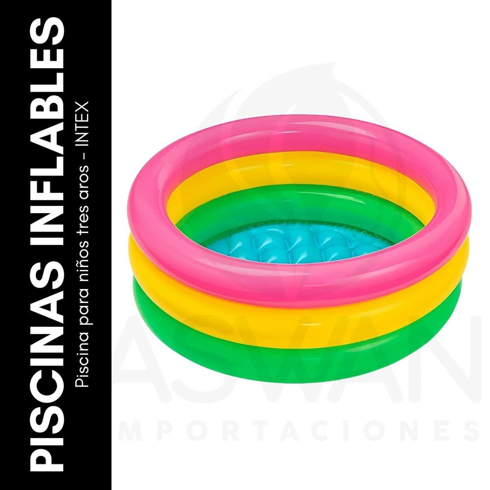 Piscina para niños tres aros - INTEX
