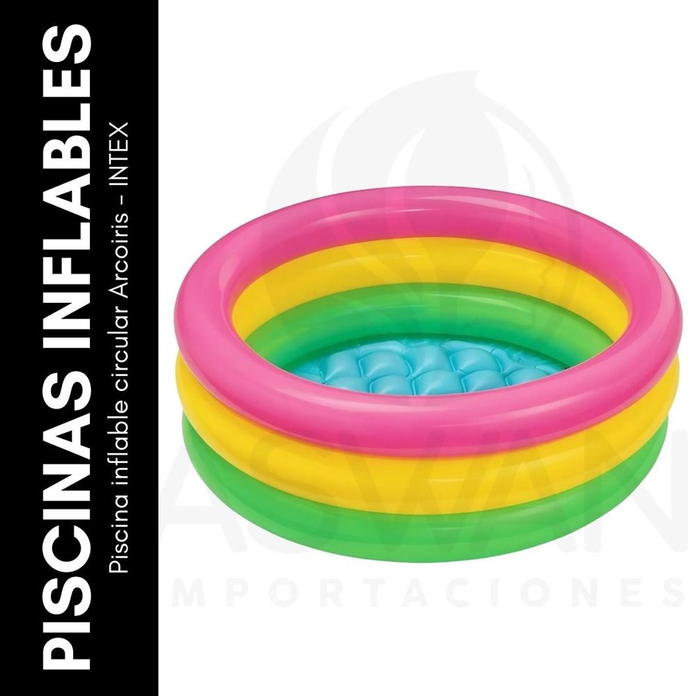 Piscina inflable circular Arcoiris - INTEX