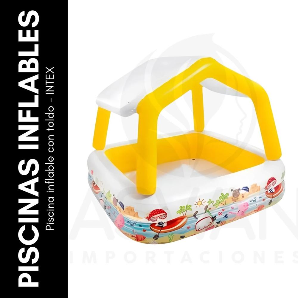 Piscina inflable con toldo - INTEX