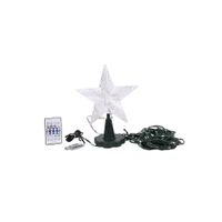 NAVIDAD - luces con estrella de plastico de plastico