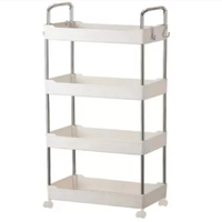 Estante Multiusos de 4 Niveles Blanco