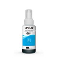 Botella De Tinta Original T664 Cyan