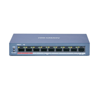 Switch 8 puertos POE metalico HikVision DS-3E0109P-E/M
