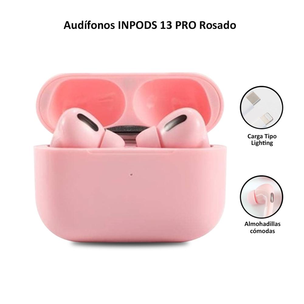 Audífonos In-ear pods 13 con Bluetooth 5,0 | Rosado Audífonos In-ear pods 13 con Bluetooth 5,0 | Rosado
