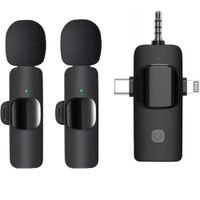 Micrófono Solapero inalámbrico para IPHONE ANROID TABLET