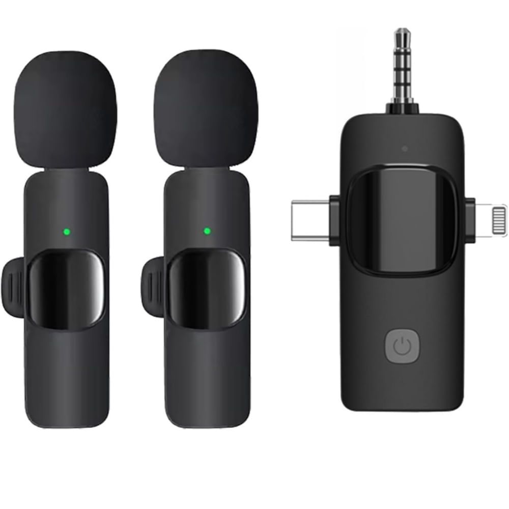 Micrófono Solapero inalámbrico para IPHONE ANROID TABLET