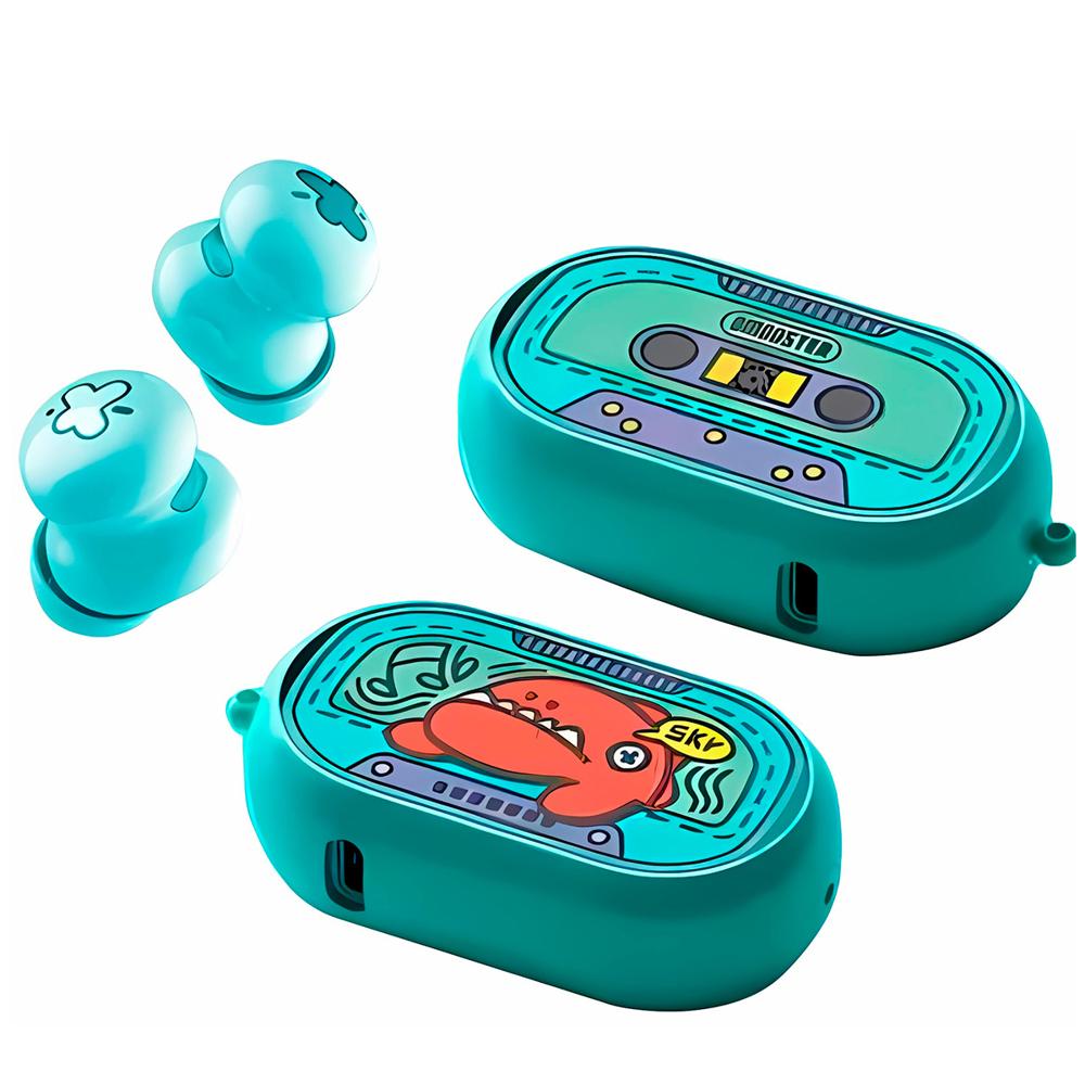 Audífonos D01 Dmooster con Bluetooth 5.0 | Turquesa