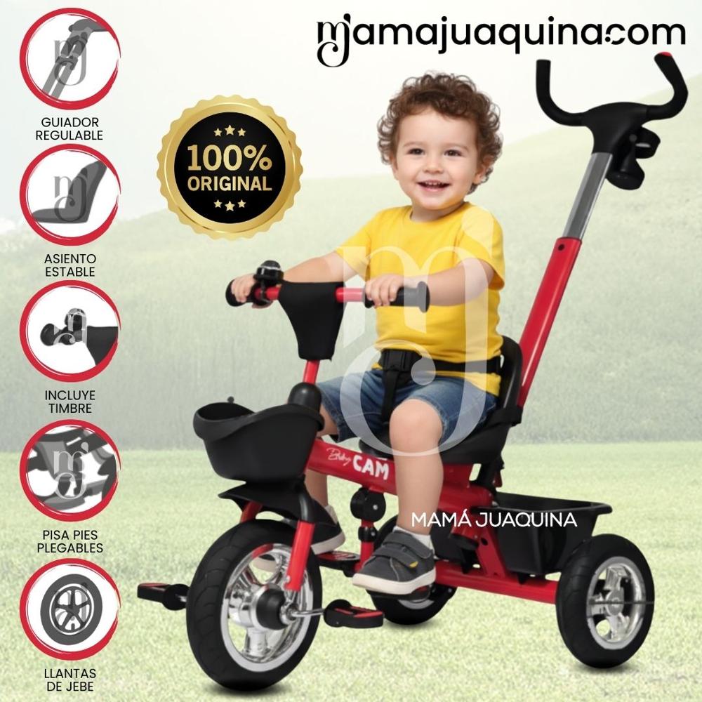 Triciclo Guiador 2 en 1  BOOTH Edición Limitada Red