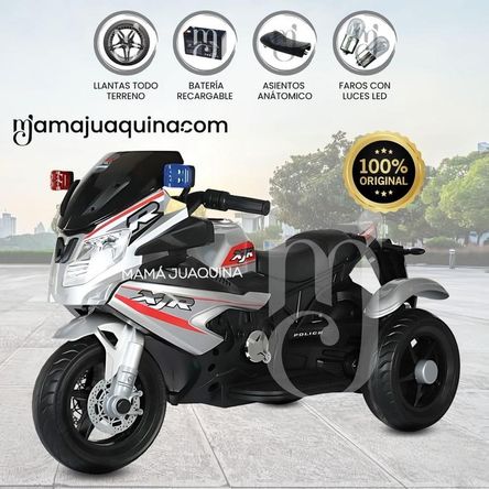 Trimoto a Batería para Niños «DELTA» Gray Trimoto a Batería para Niños «DELTA» Gray