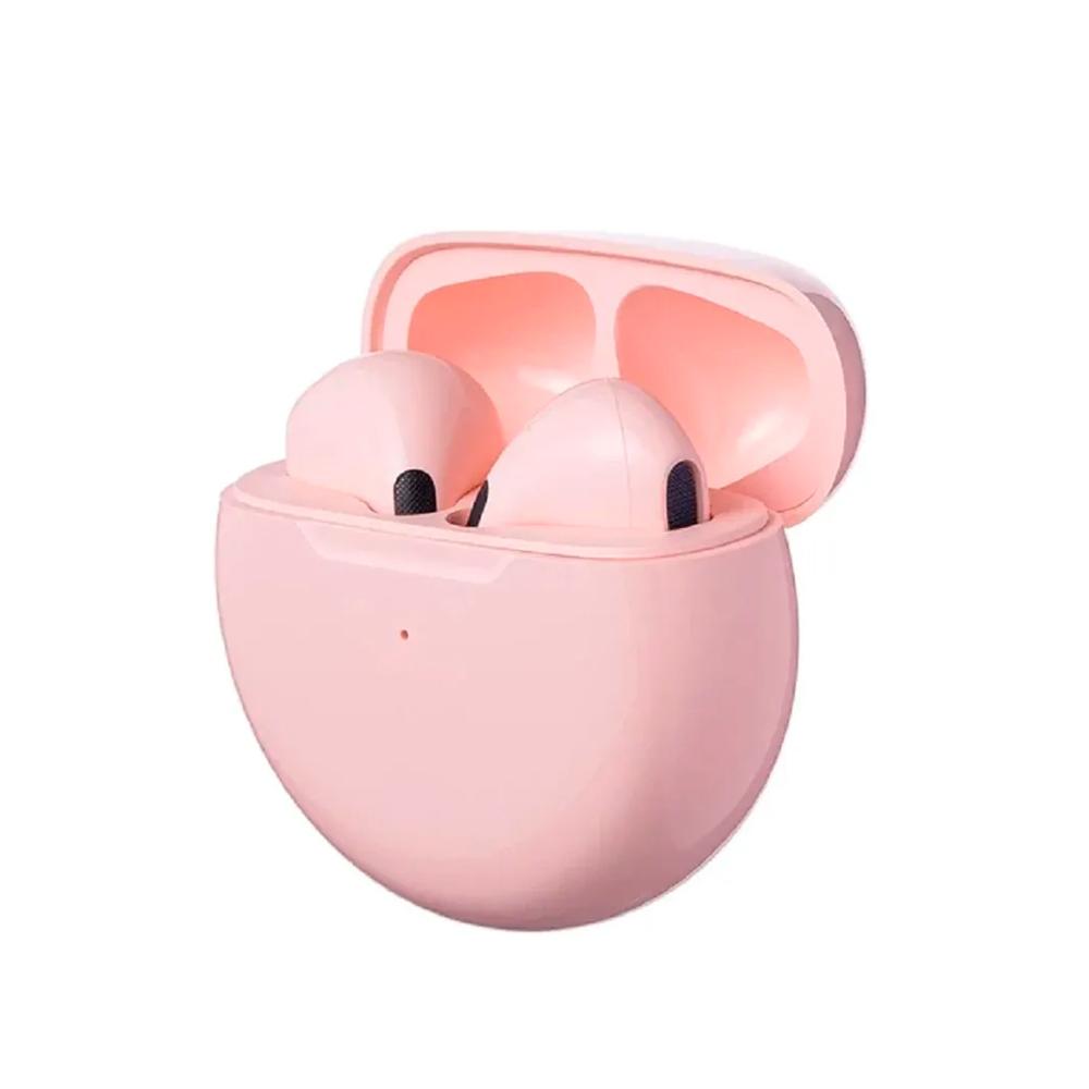 Audífonos inalámbricos Pro 6 con Bluetooth 5,1 | Rosado Audífonos inalámbricos Pro 6 con Bluetooth 5,1 | Rosado