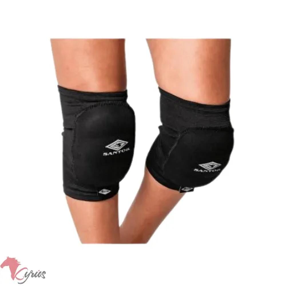 Rodillera de Voley Con Cúpula Negro Para Adultos