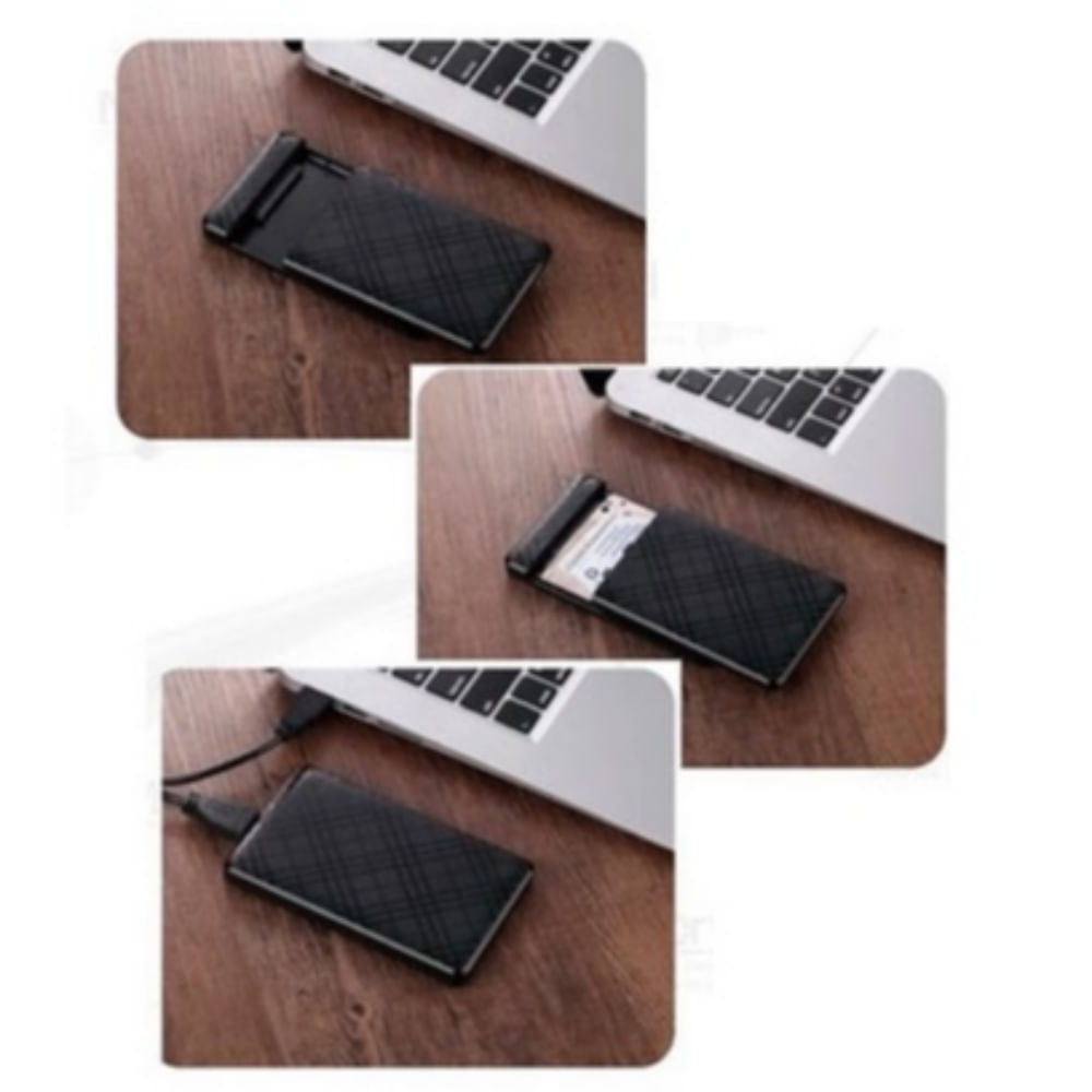 Carcasa para disco duro SATA de 2.5 SSD USB 3.0