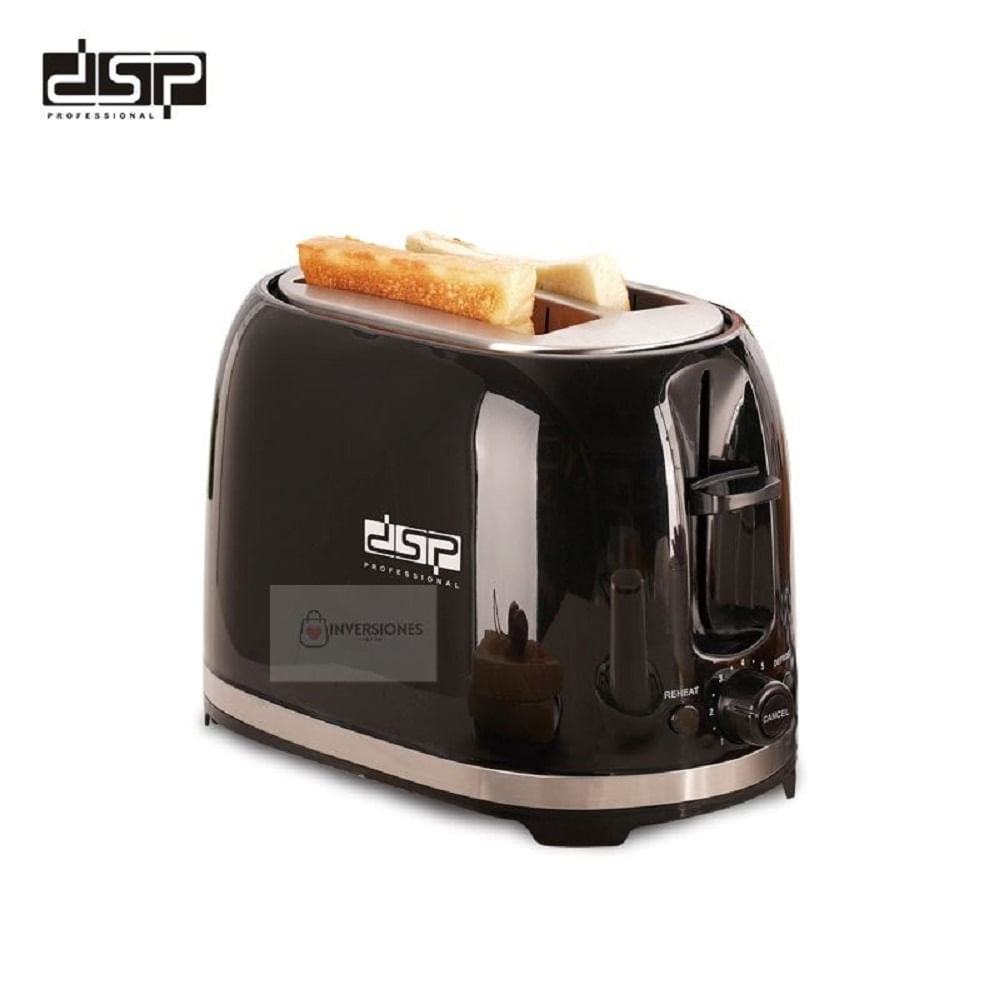 Tostadora de Pan 850W DSP KC2045 Negra Tostadora de Pan 850W DSP KC2045 Negra