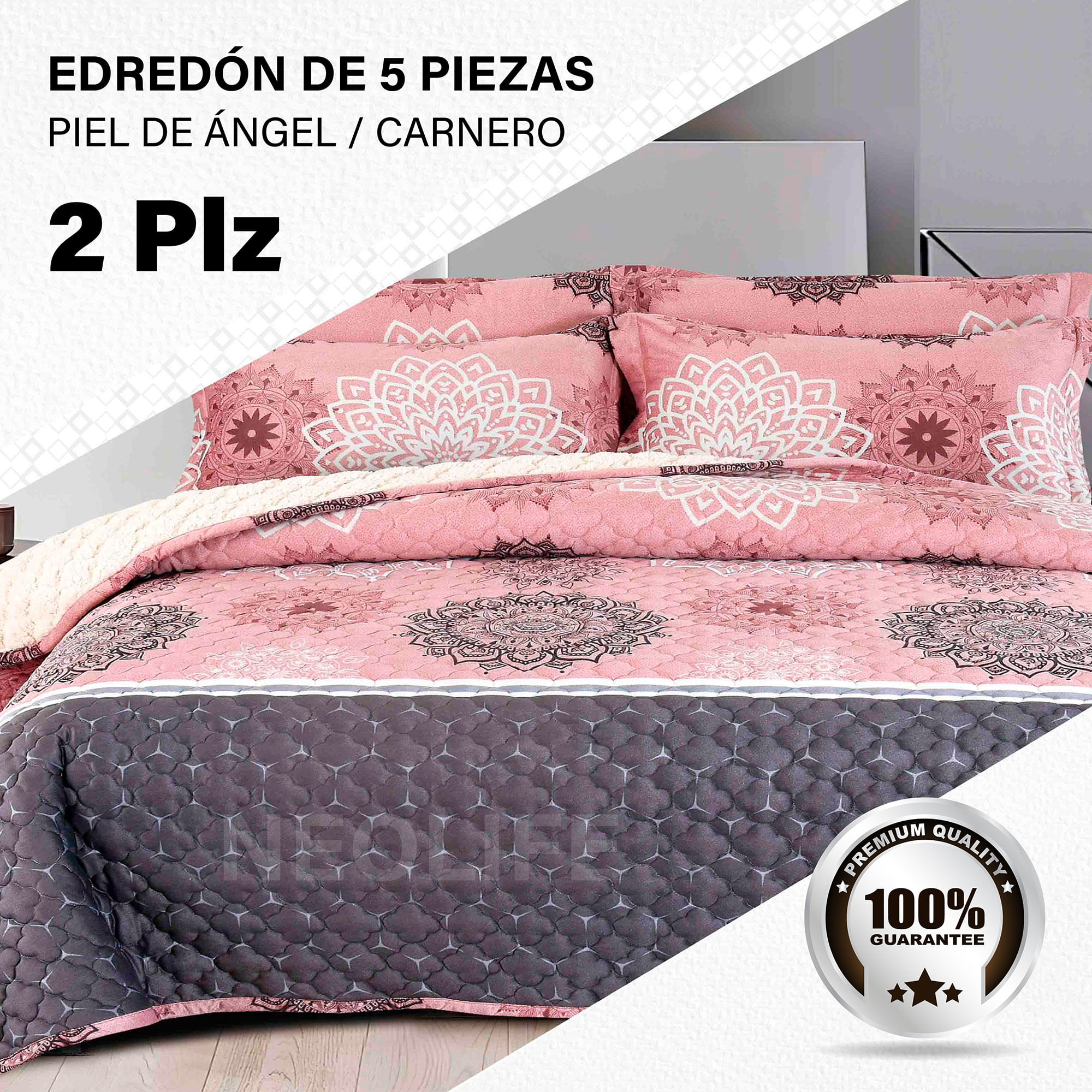 Edredón de Invierno 2 Plazas: 5 Piezas Premium, Confort Superior