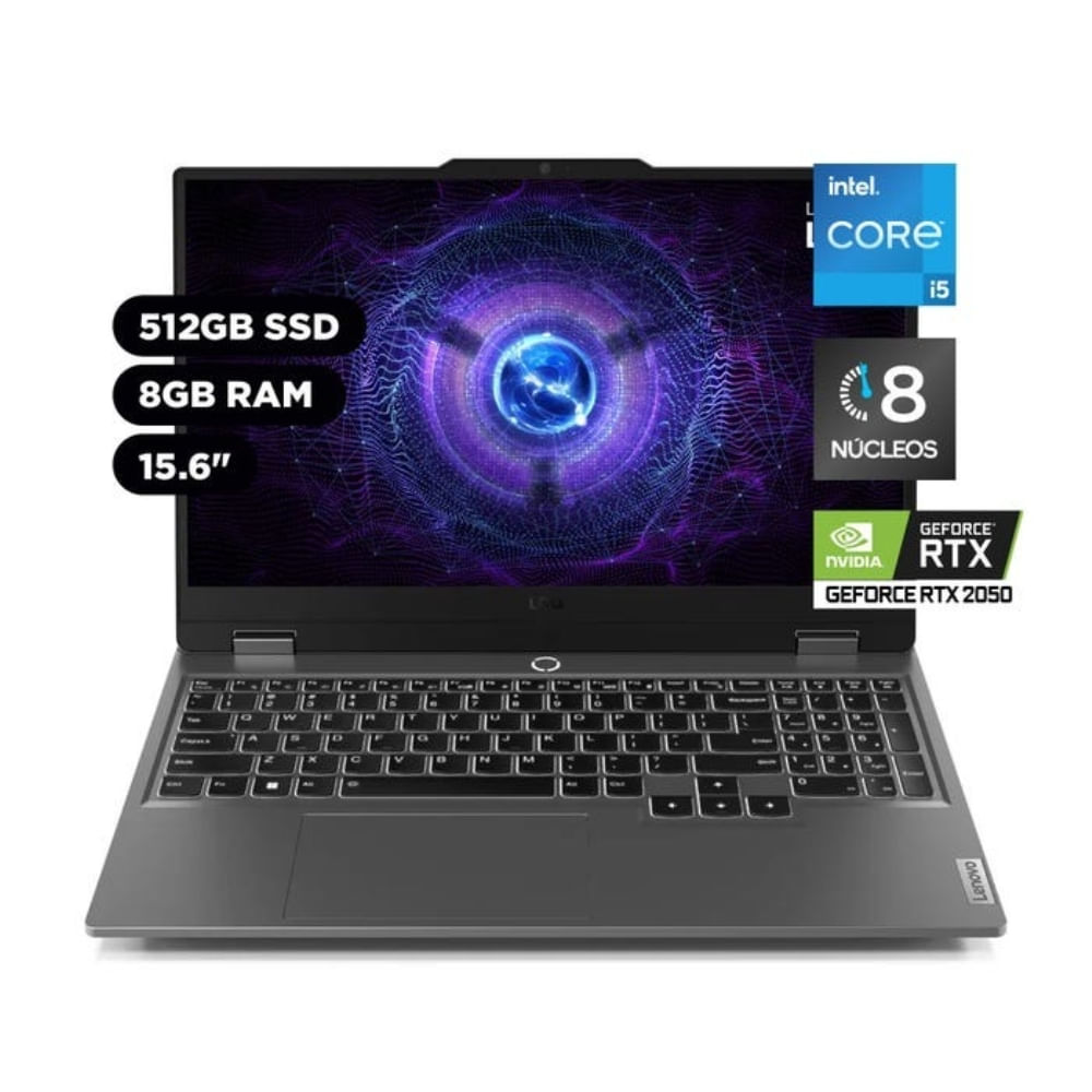 Laptop Lenovo Loq I5-12450Hx 8Gb Ram Ddr5 512Gb Ssd 4Gb Rtx 2050 15.6 Pulg Fhd Laptop Lenovo Loq I5-12450Hx 8Gb Ram Ddr5 512Gb Ssd 4Gb Rtx 2050 15.6 Pulg Fhd