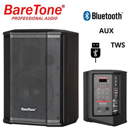 Parlante Baretone Portátil MAX B6 USB BT TWS Batería 6 hrs Aprox