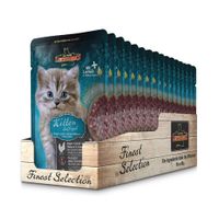 Leonardo para Gatitos Sabor Ave de corral Sobre 85gr x 16und