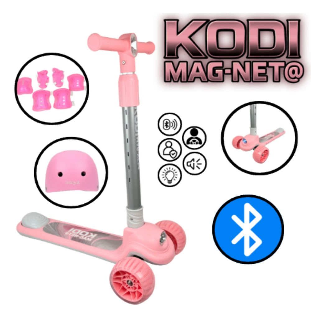 SCOOTER DE ADOLESCENTE KODI MAGNETO - ROSADO