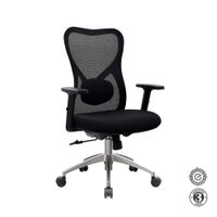 Silla Ergonómica Bug Gerente Aluminio Negro Althea Confort