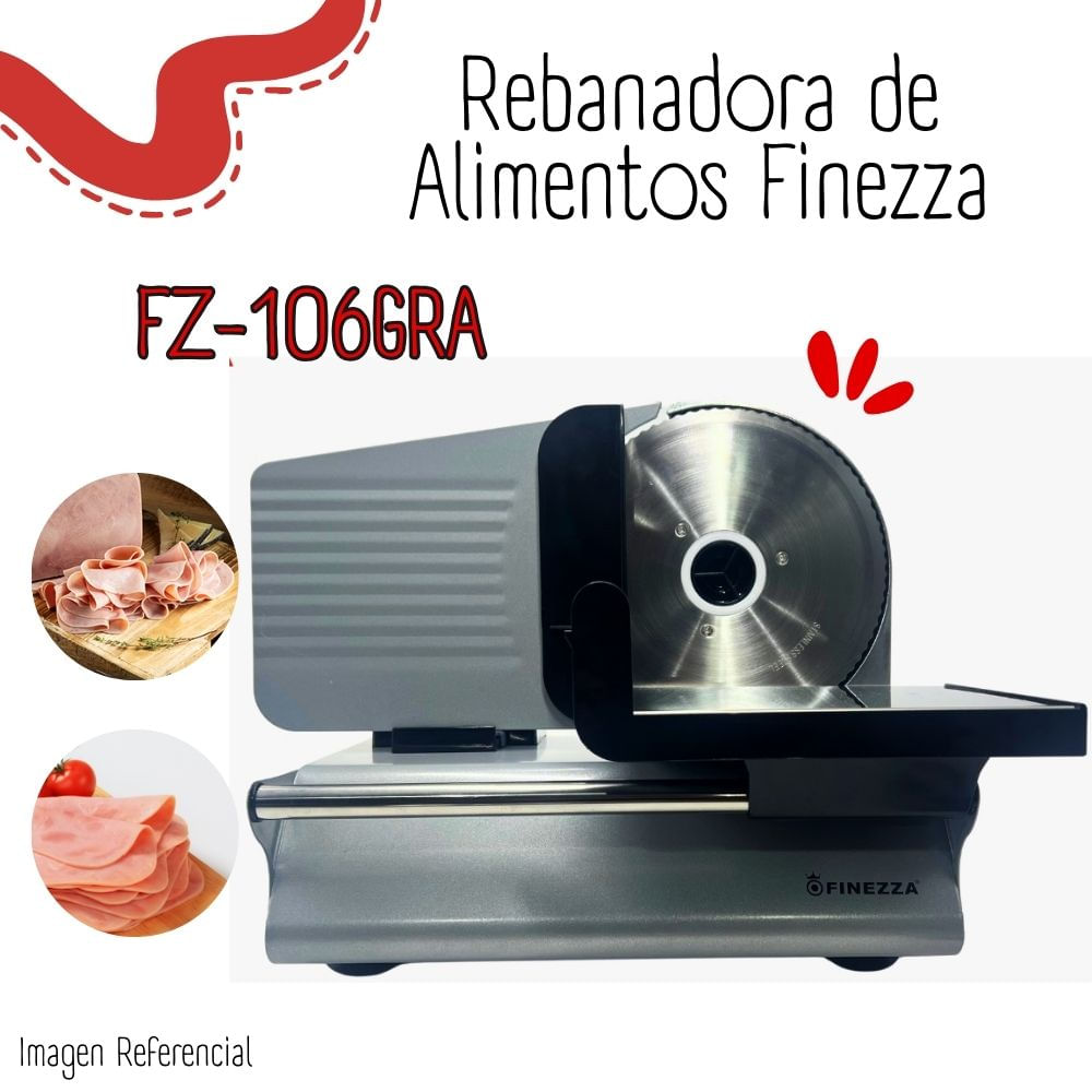REBANADORA DE ALIMENTOS FINEZZA 150 WATTS FZ-106RA
