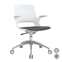 Silla Ergonómica Buro Gerente Blanco Althea Confort