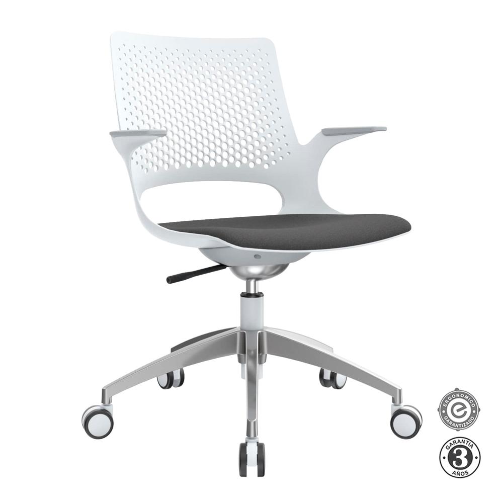 Silla Ergonómica Buro Gerente Blanco Althea Confort