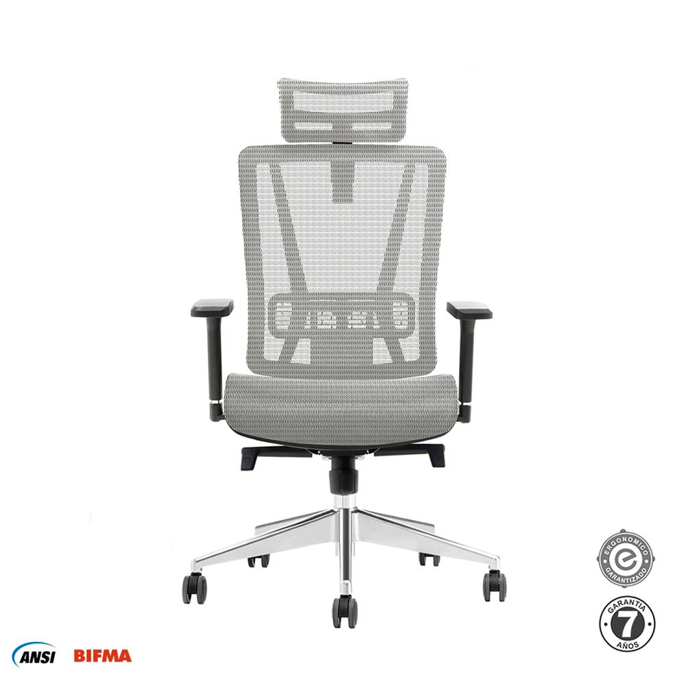 Silla Ergonómica Nefi Presidente Gris Althea Confort