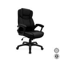 Silla Ergonómica City Presidente Cuero Negro Althea Confort