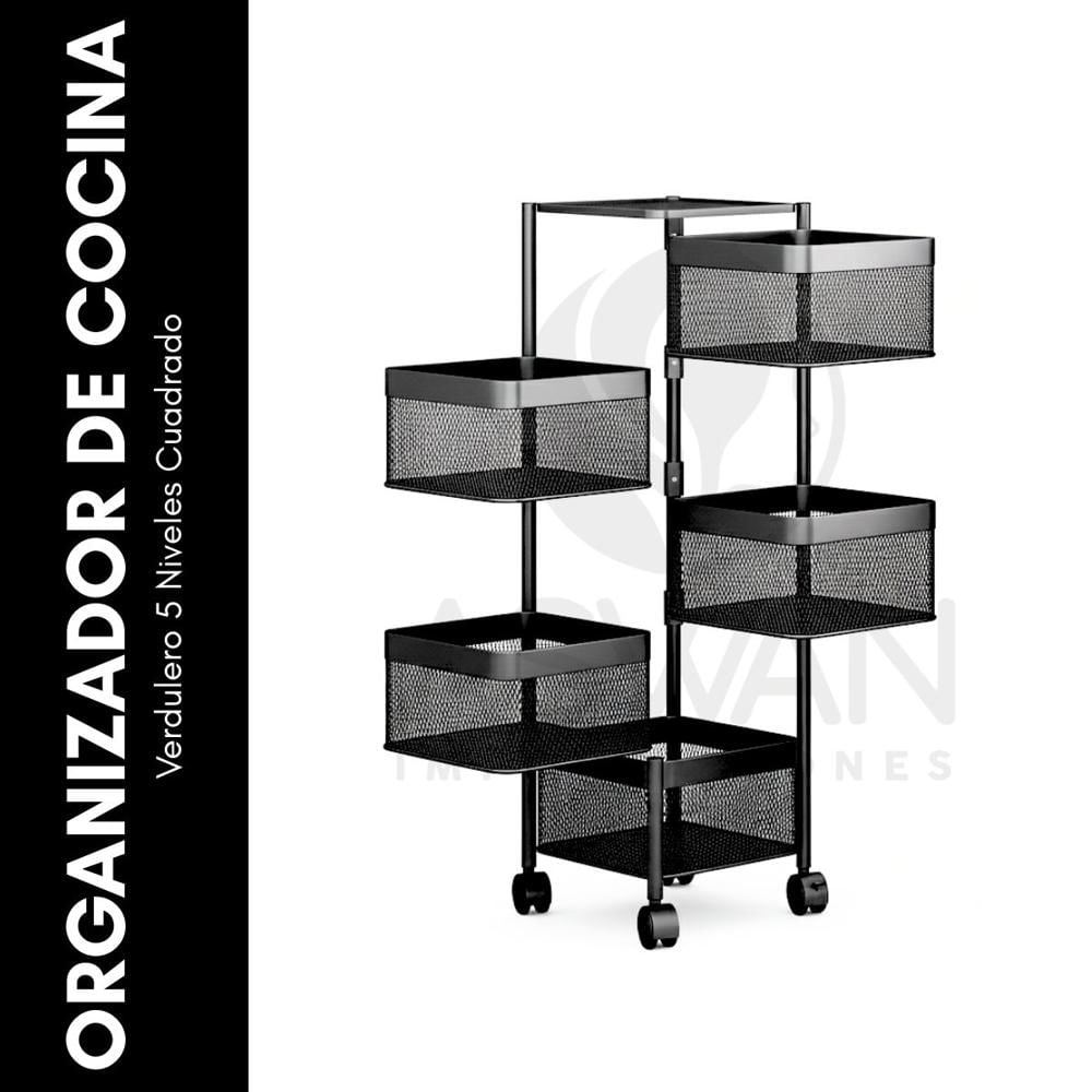 Verdulero 5 Niveles Cuadrado