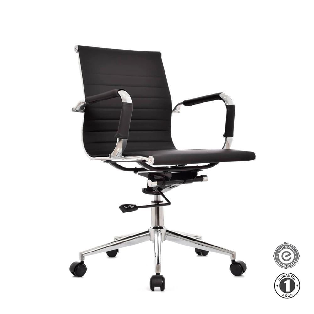 Silla Ergonómica Boss Gerente Negro Althea Confort