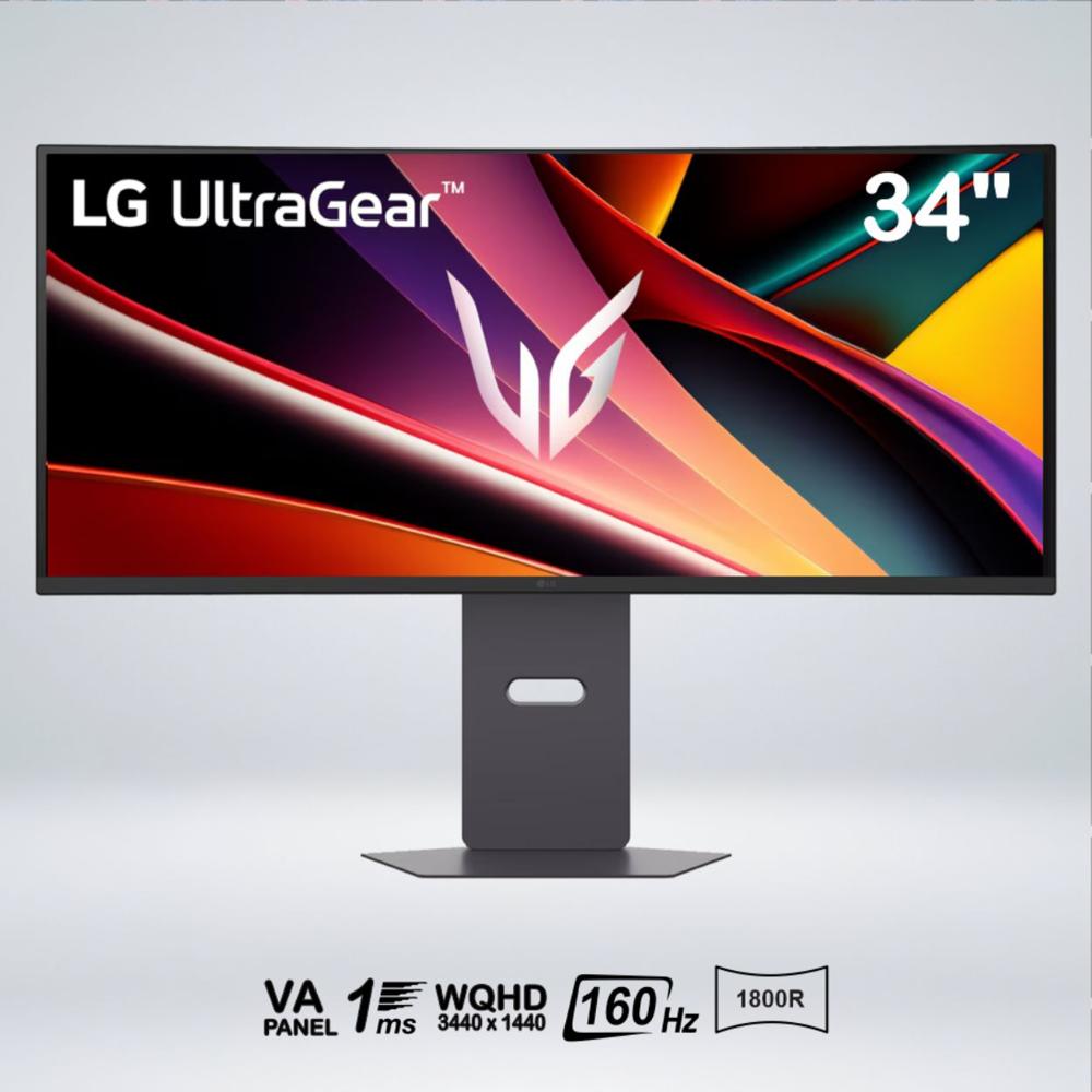 MONITOR CURVO 34G600A-B ULTRAGEAR WQHD 34 VA 160hz 1ms HDR10 1800R G-SYNC