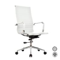 Silla Ergonómica Boss Presidente Blanco Althea Confort
