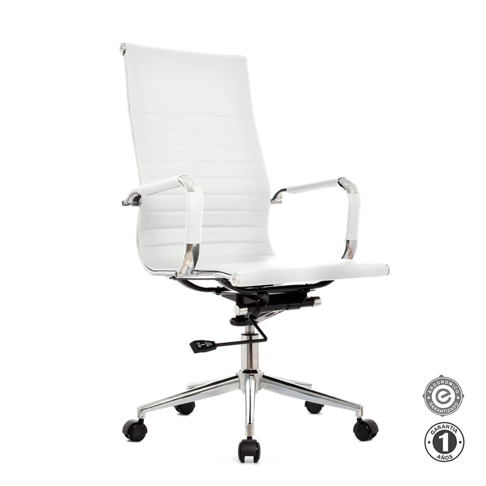 Silla Ergonómica Boss Presidente Blanco Althea Confort