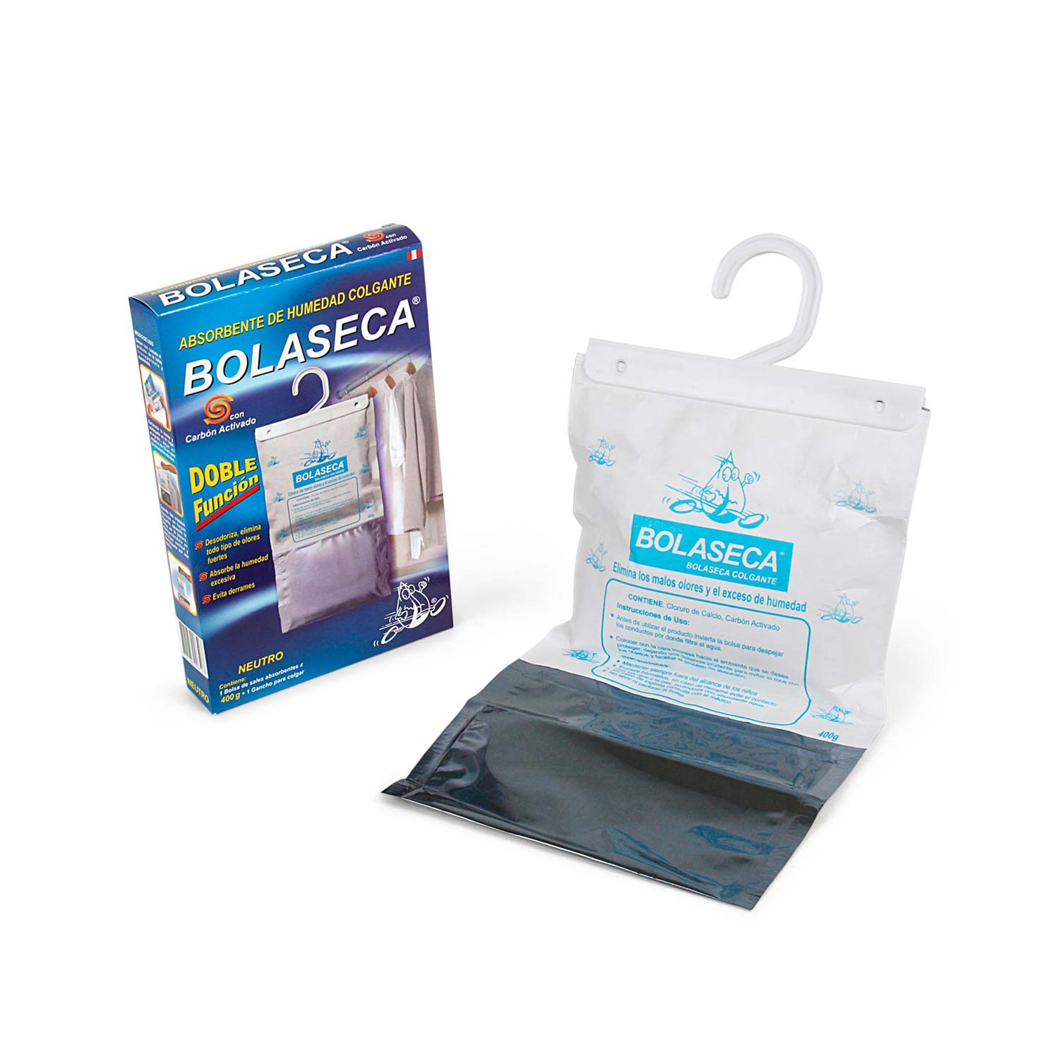 Deshumedecedor colgante 400 g. Bolaseca