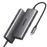 Hub 7 in 1 USB-C Revodok Pro 107 4K HDMI 100W PD USB 3.2 SD TF Ugreen CM498 - 15531