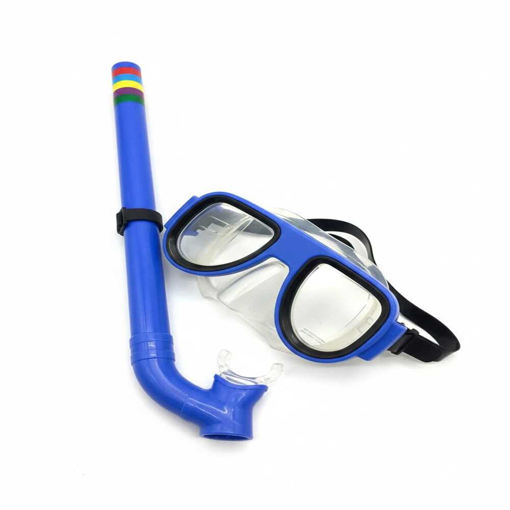 GAFAS BUCEO TUBO SNORKEL NIÑOS - Azul