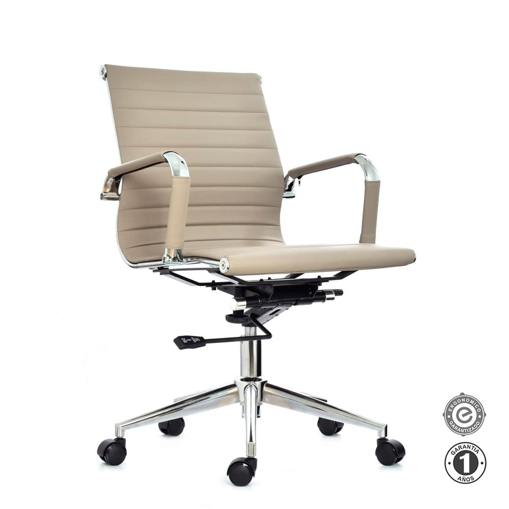 Silla Ergonómica Boss Gerente Taupe Althea Confort