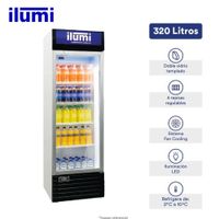 Exhibidor Ilumi Vertical Con Sistema Fan Cooling 320Lt  BC-3200FC - Blanco