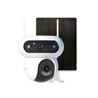 Cámara Vigilancia HB90x Dual 4G Kit 4MP + 4MP Ezviz 2 Lentes Detección Vehículo Batería Panel