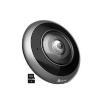 Cámara Vigilancia E4p 3K+ Ezviz Ojo de Pez Detección IA Panorámica Audio Doble vía 128GB