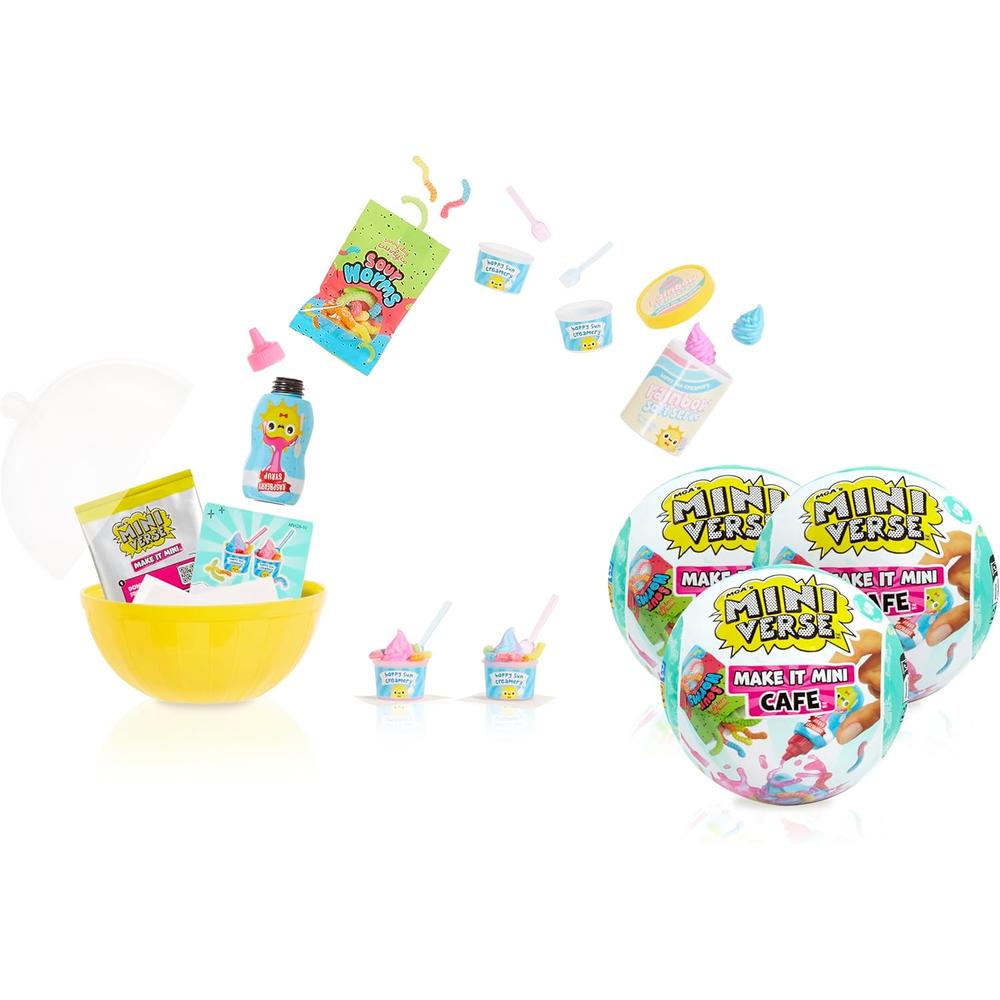 MGA Miniverse Cafe pack 3 comida