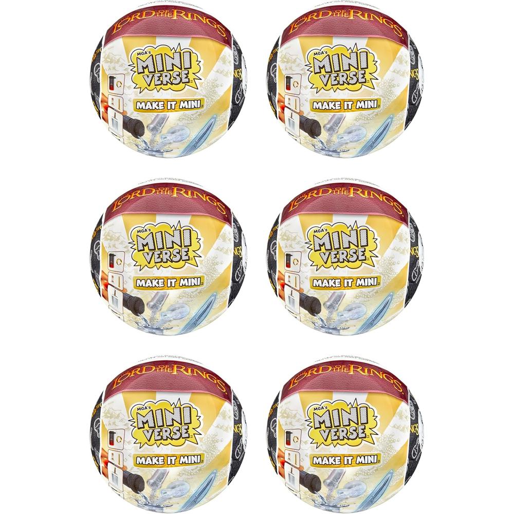 EL SEÑOR DE LOS ANILLOS PACK 6 MINIVERSE MGA