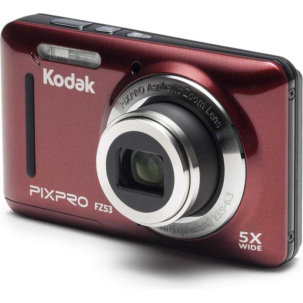Kodak PixPro FZ53 cámara digital 16 MP zoom 5x LCD | Rojo