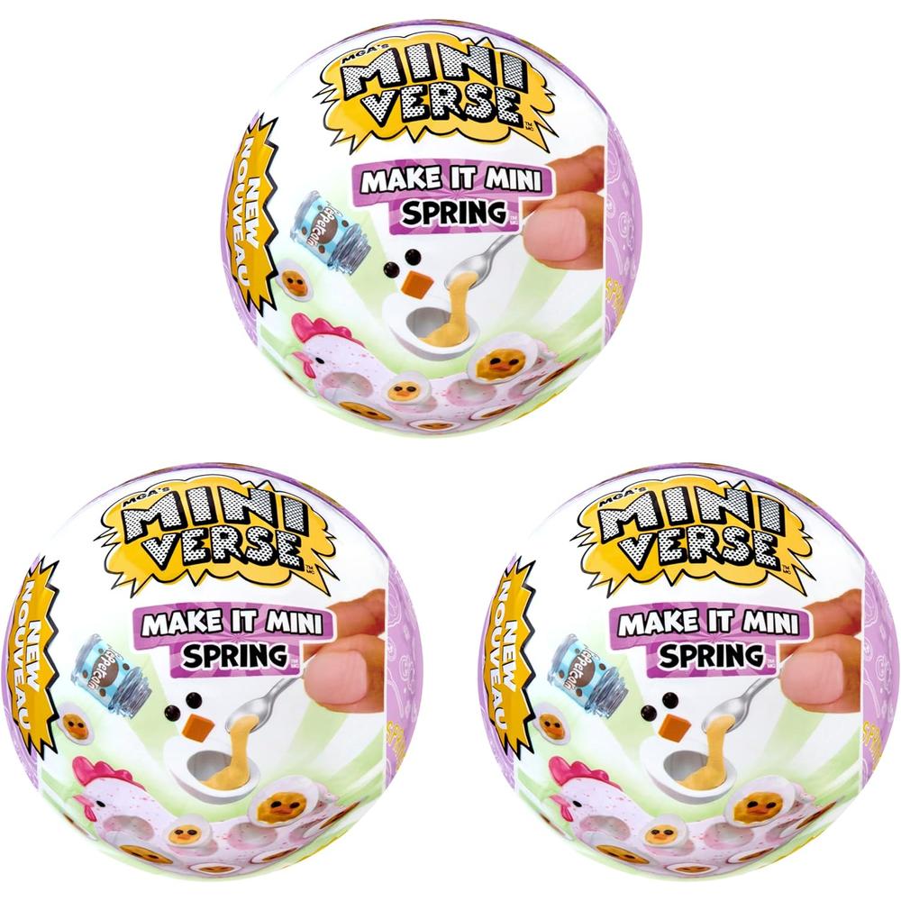 MGA Miniverse Primavera Pascua pack 3 comida