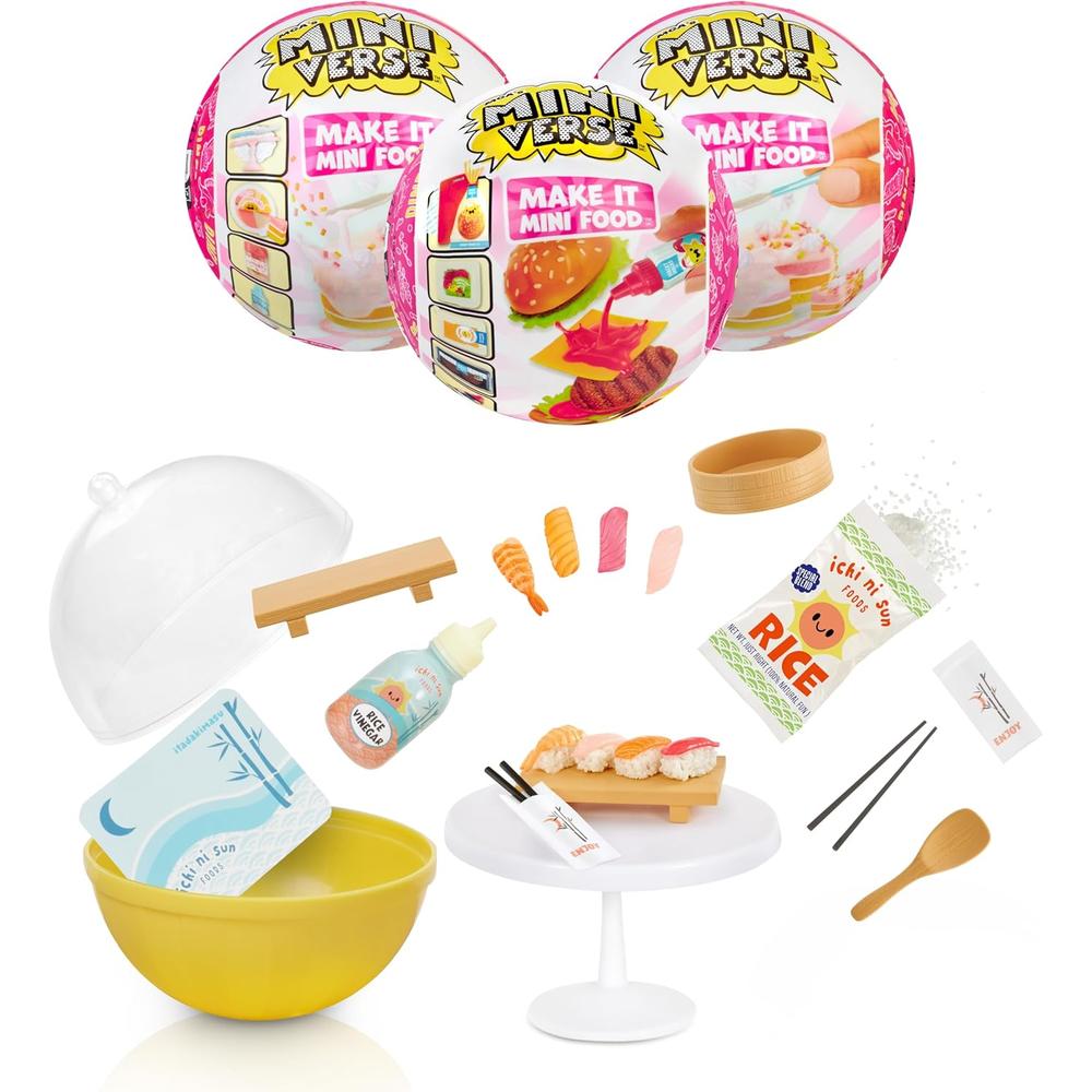 MGA Miniverse Make It Food Diner sushi pack 3