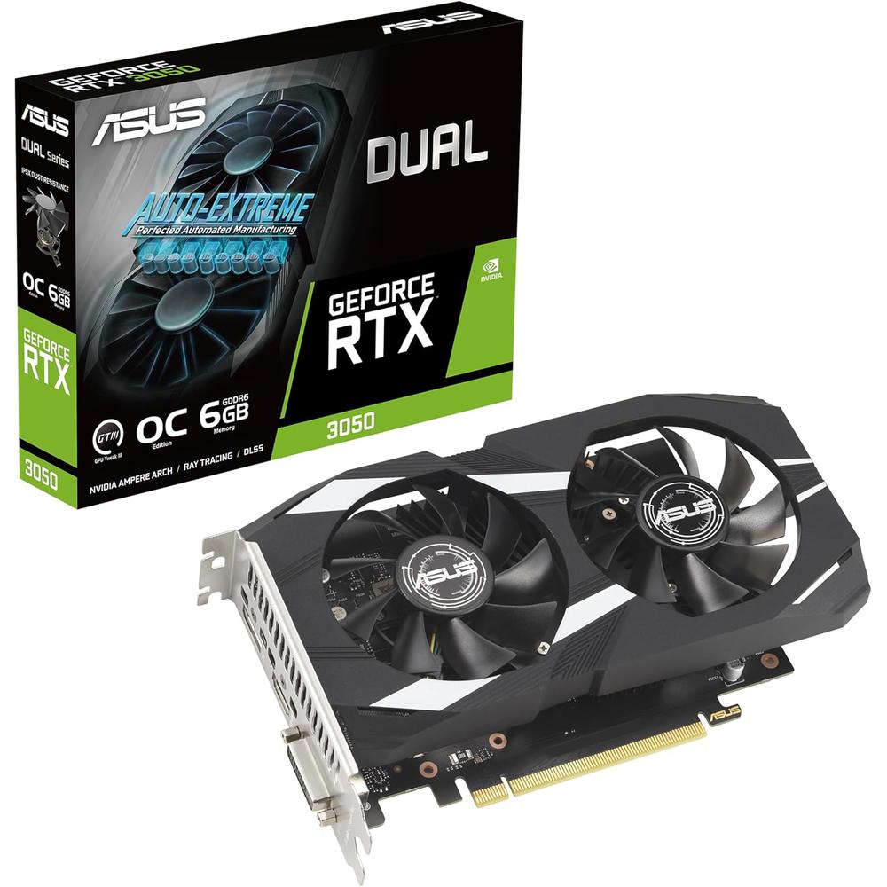 ASUS Dual GeForce RTX 3050 6GB OC